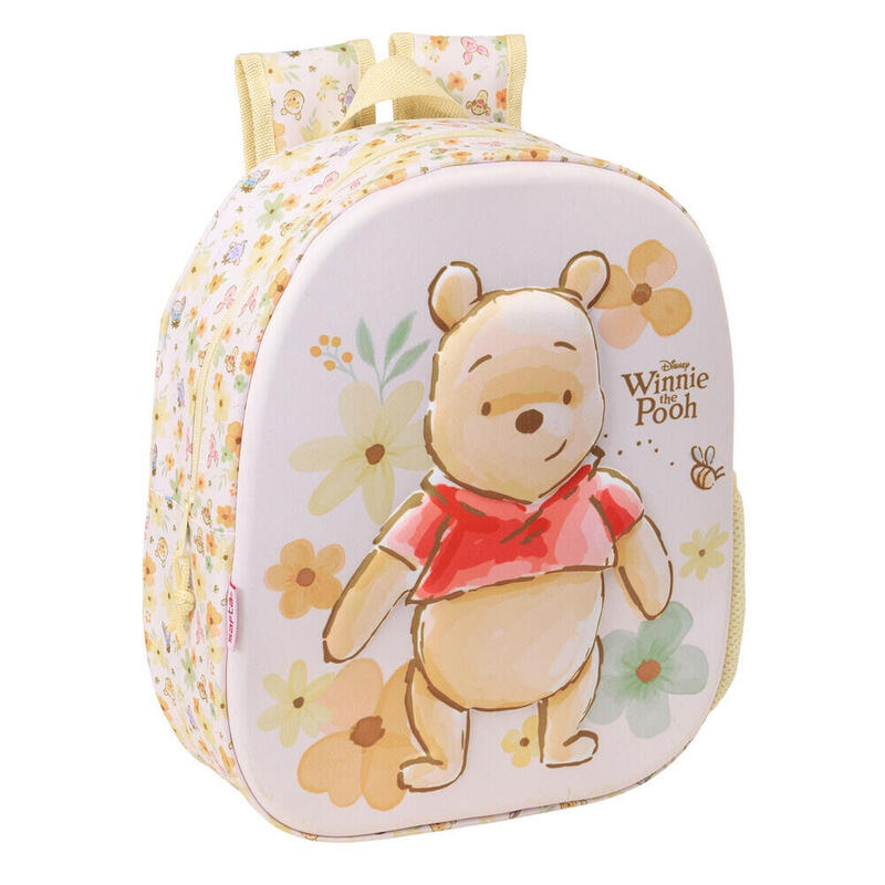 Mochila 3d Winnie The Pooh Disney 33cm
