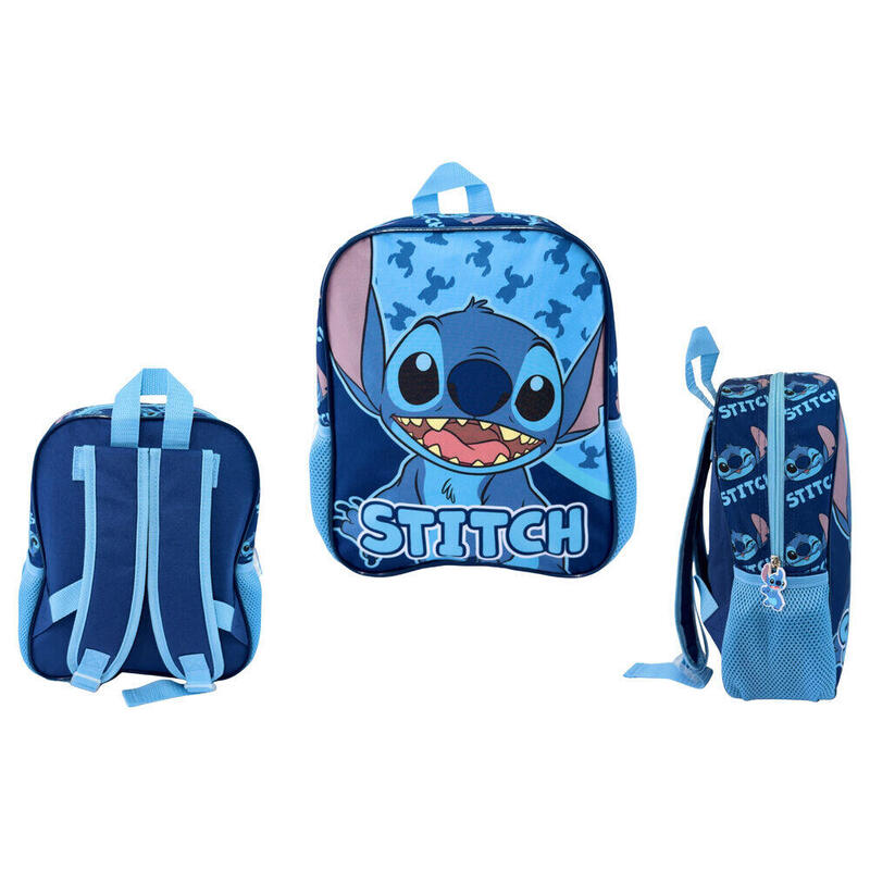 Mochila Abstract Stitch Disney 30cm