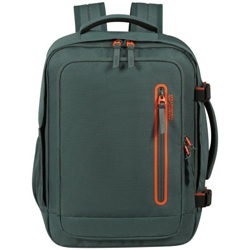 Mochila American Tourister Take2cabin S M Para Portátiles Hasta 15.6' 26.5l Verde Oscuro