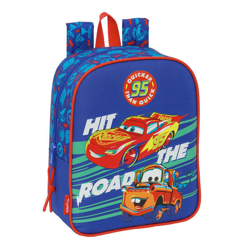 Mochila Cars Disney Pixar 27cm Adaptable