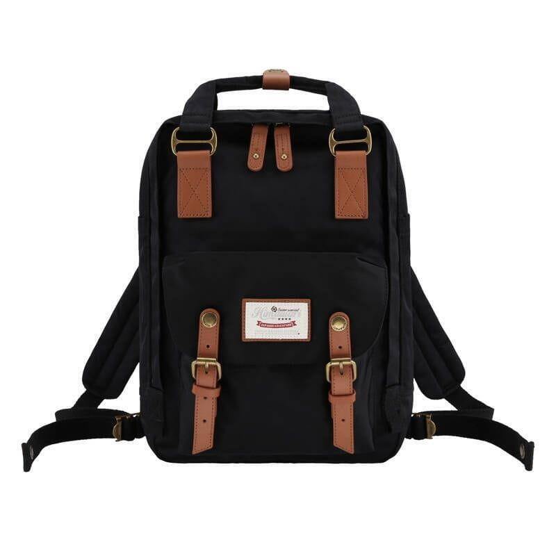 Mochila Himawari 14" 188l Negro Y Marrón Para Portátil