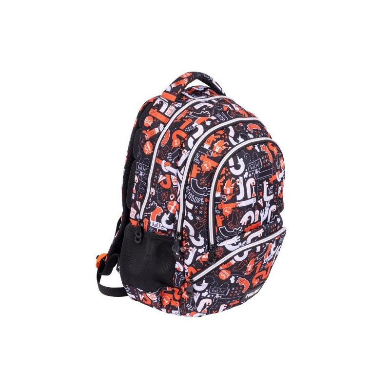 Mochila Milan Fingers Escolar 25l Compartimento Interior Para Portatil - 4 Cremalleras