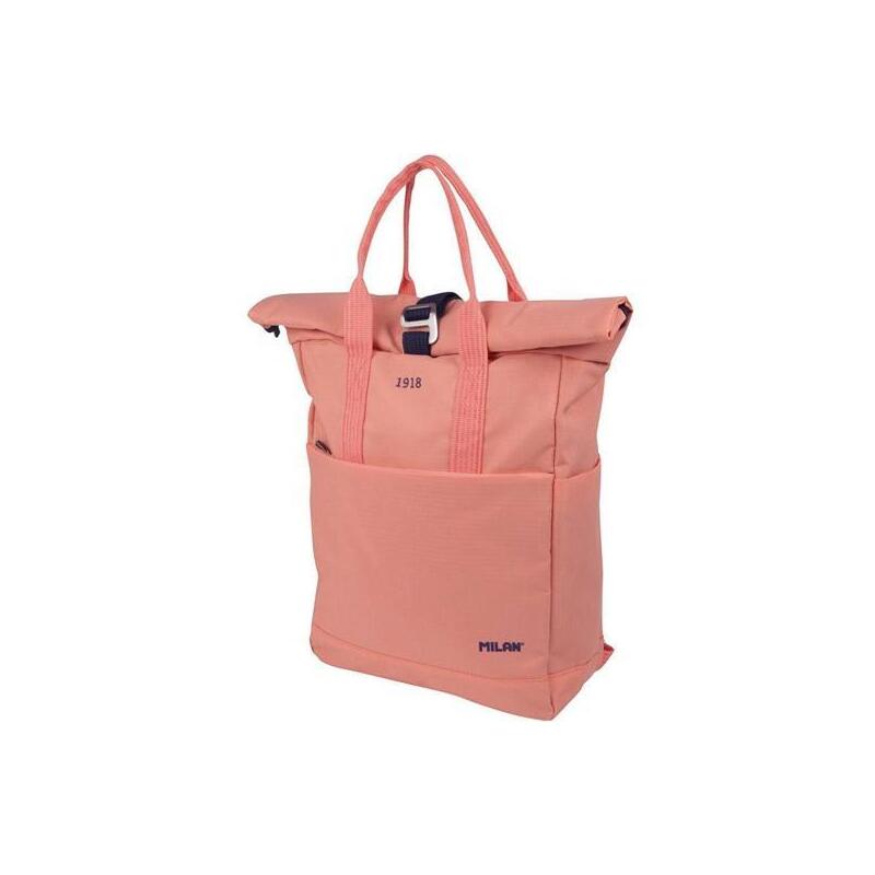 Mochila Milan Urbana C/Cierre Superior Enrrollable 10l Serie 1918 Rosa