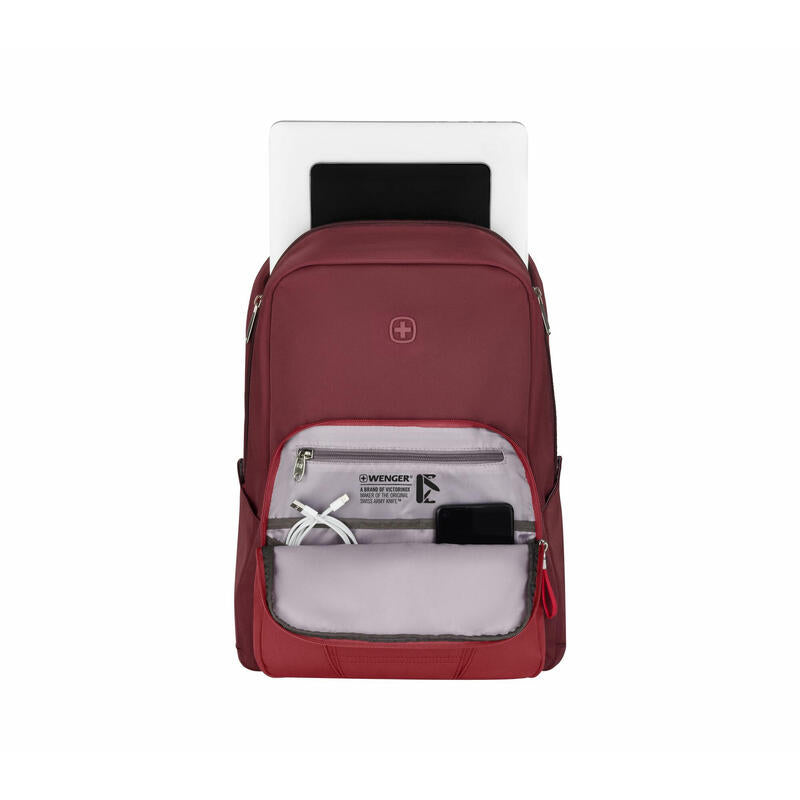 Mochila Para Portátil Wenger Motion, Rojo Vino, Hasta 40,6 Cm (16") 612546