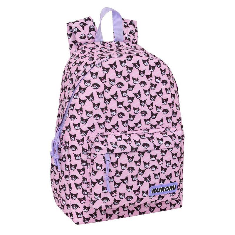 Mochila Portatil Kuromi Hello Kitty 43cm