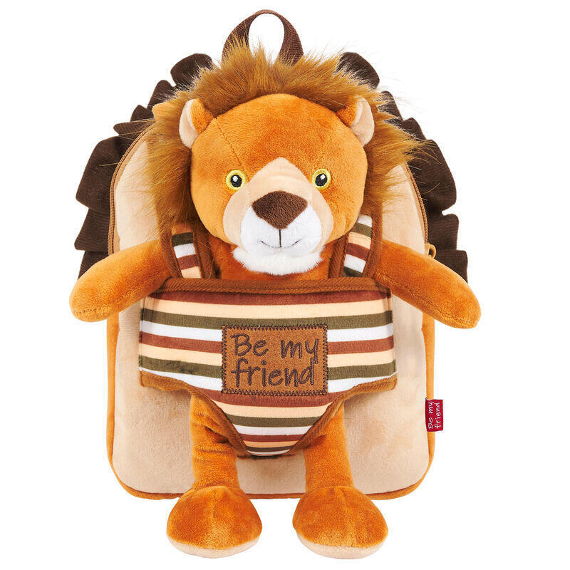Mochila Reversible + Peluche Lenny Lion 25cm