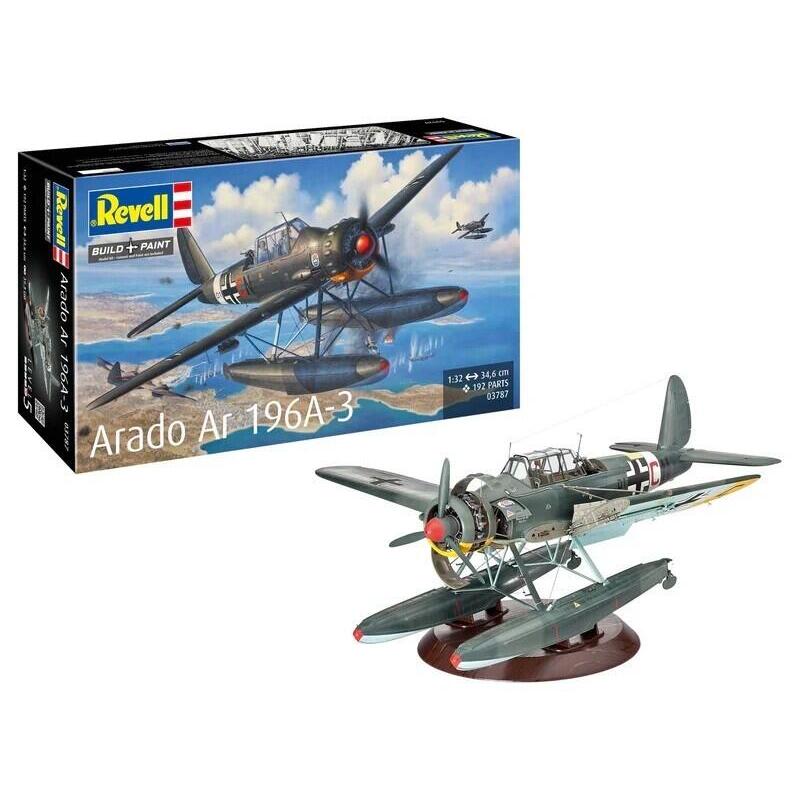 Model De Plástico Avión Arado Ar 196a-3 Seaplane 1/32