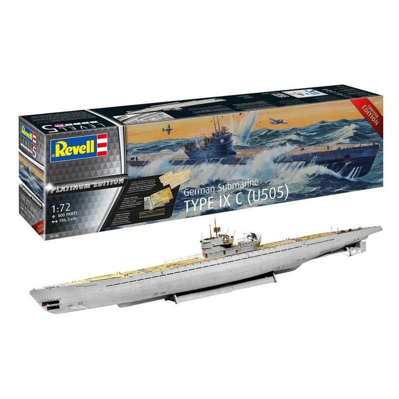 Model Plastikowy Statek Typ Ix C Platinum Edition 1/72