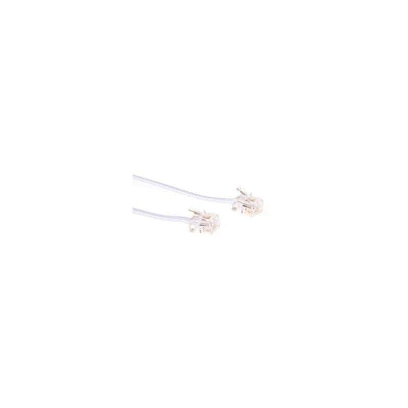 Modularcable Rj11 6p/4c 2m White