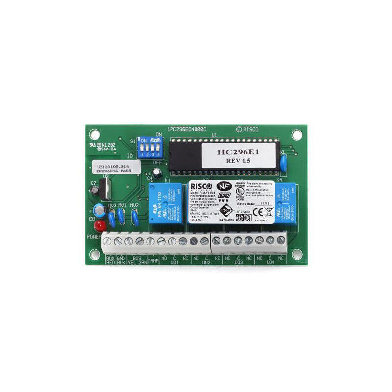 Módulo Expansor De 4 Salidas A Relé De Grado 3 Para Centrales Lightsys+, Lightsys Y Prosys/Plus