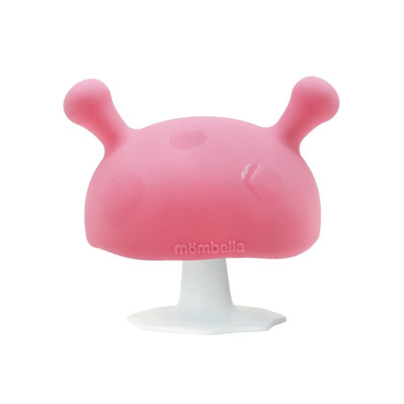 Mombella Teether Mushroom, Pink, 3m+, P8110