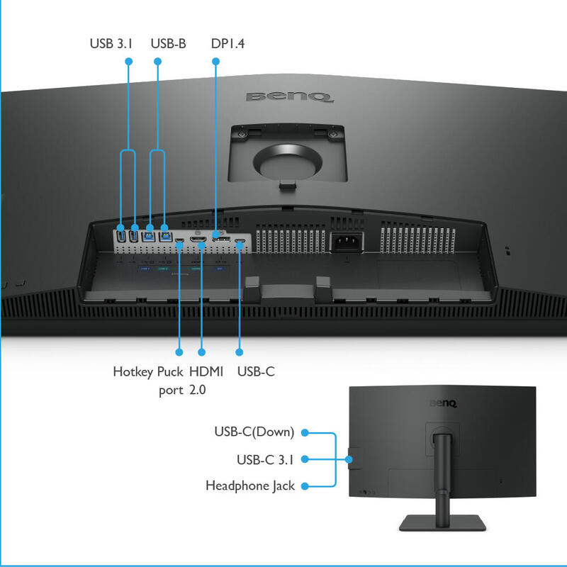 Monitor Benq Pd3205u 31.5" 4k Uhd Led Lcd 16:9 Ips
