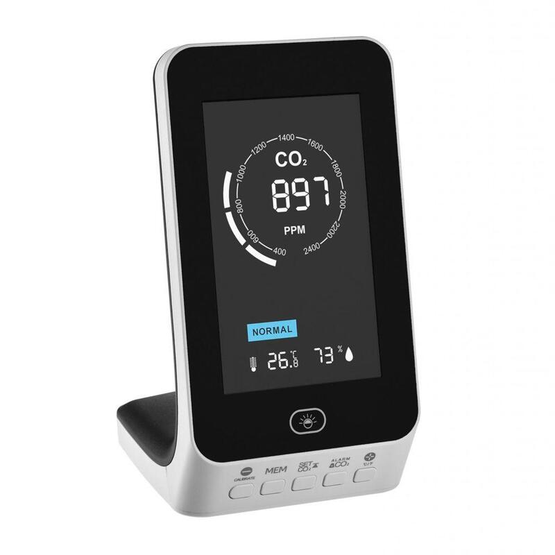 Monitor De Co2 Tfa Dostmann Airco2ntrol Up Dual Beam, Dispositivo De Medición De Co2 (Blanco)