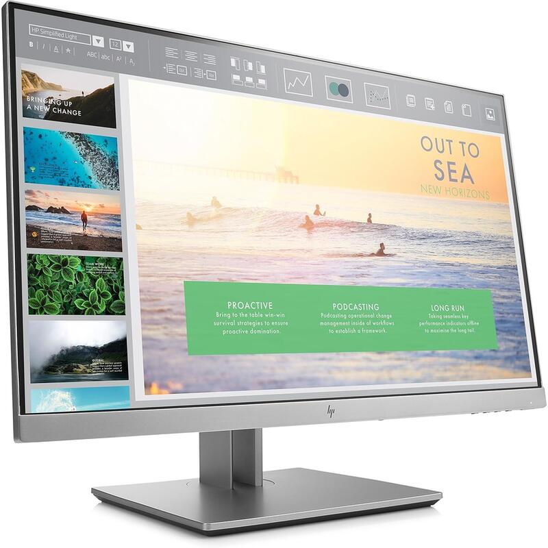 Monitor Reacondicionado Hp 23.8" E233 Hdmi Vga Displayport Fhd Usb3.0 5ms 250cd/M2 18w Taras Esteticas 1 Año De Garantia