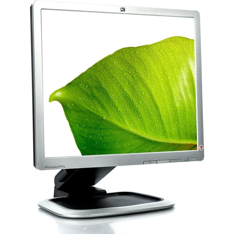 Monitor Reacondicionado Hp Compaq La1915g Tft 19 '' Svga 5 Ms Vga Dvi Usb 1 Año De Garantia