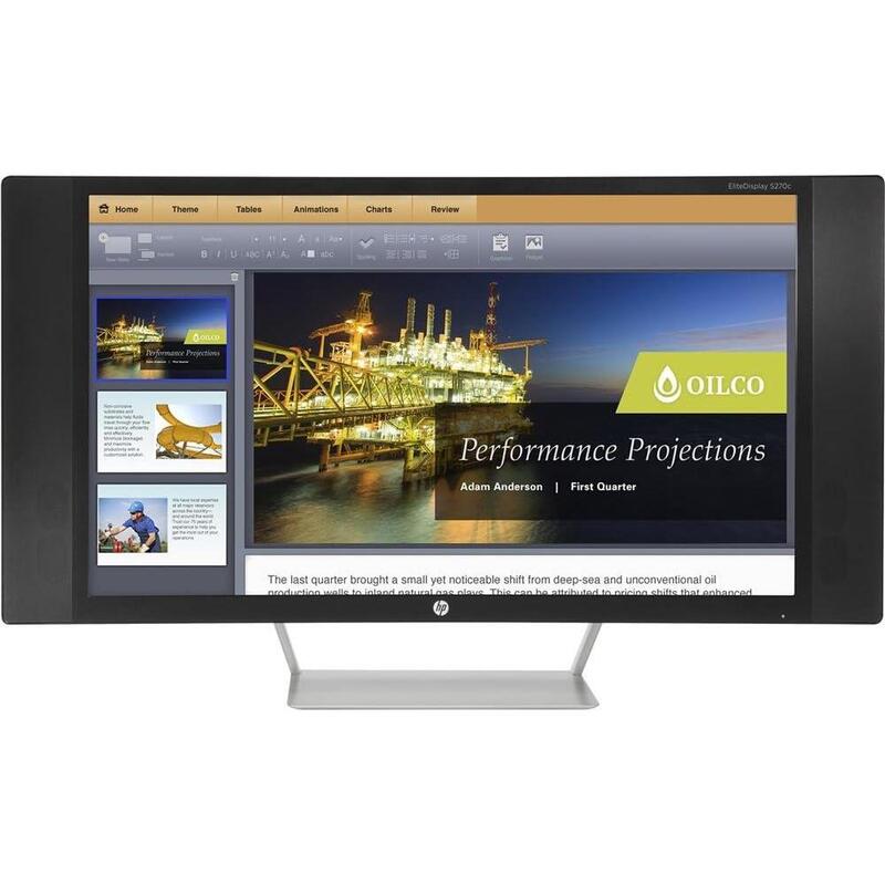 Monitor Reacondicionado Hp Elitedisplay S270c 27" Fhd 1080p Curvo Hdmi Vga 1 Año De Garantia