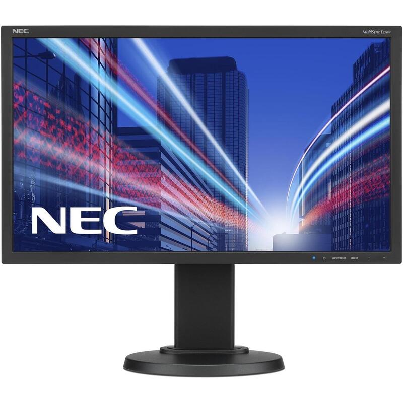 Monitor Reacondicionado Nec E224wi 22" Fhd (1920 X1080) Dvi,Hdmi Negro 1 Año De Garantia