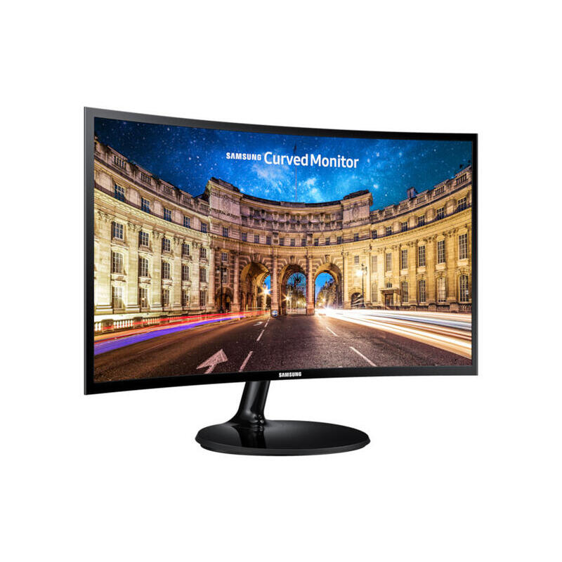 Monitor Reacondicionado Samsung 27" Lc27f390fhuxen Curvo 250 Cd/M 3000:1, 4 Ms Hdmi D-Sub 15 Pines 1 Año De Garantia