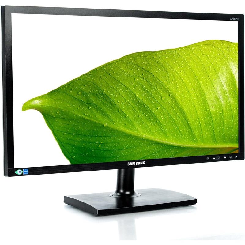 Monitor Samsung S24c200vl 24' Led Fhd Negro Vga Dvi 1año De Garantia