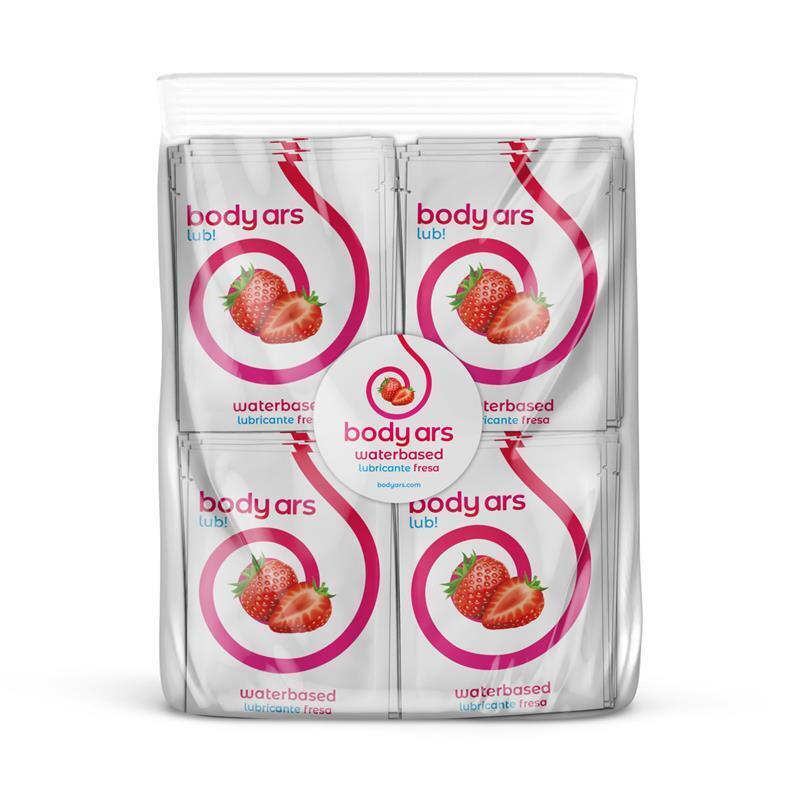 Monodosis Gel Lubricante Base Agua Fresa Ácida 100 X 4ml