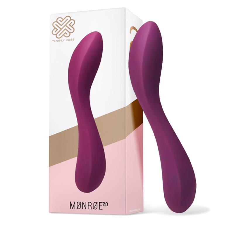 Monroe Vibrador Silicona Recargable Usb Púrpura