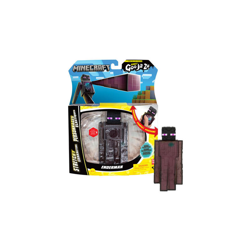 Moose Toys Heroes Of Goo Jit Zu - Minecraft Hero Pack Enderman, Figura De Juguete 43006