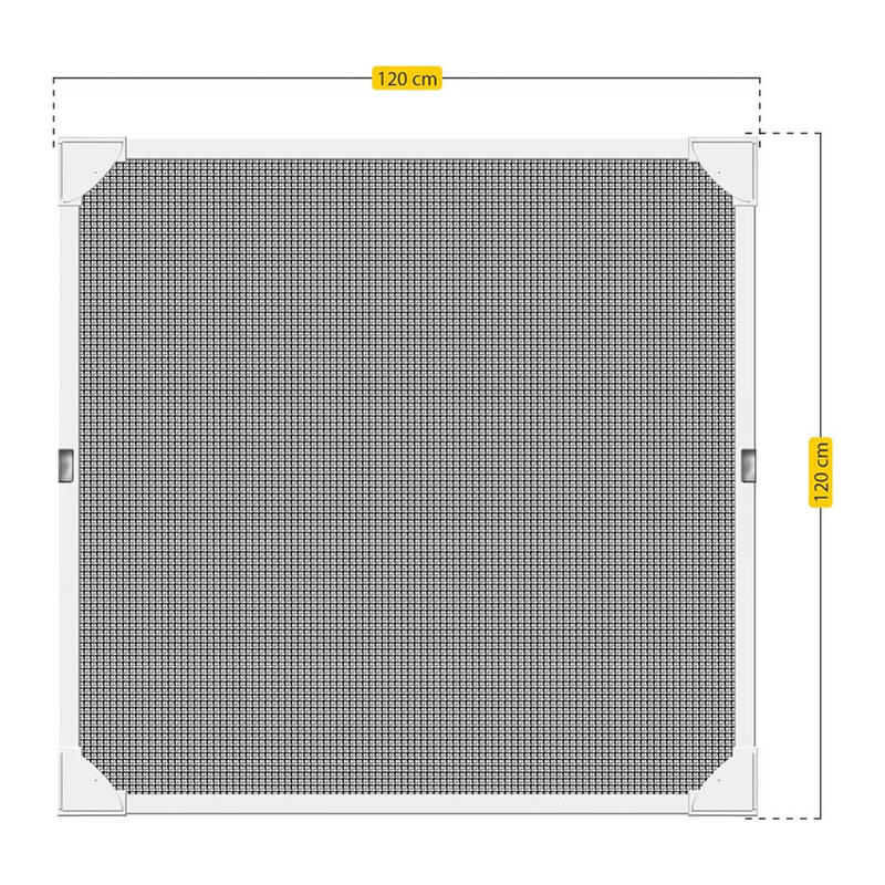 Mosquitera Easy Click 100x120cm Fibra De Vidrio. 70470 Schellenberg