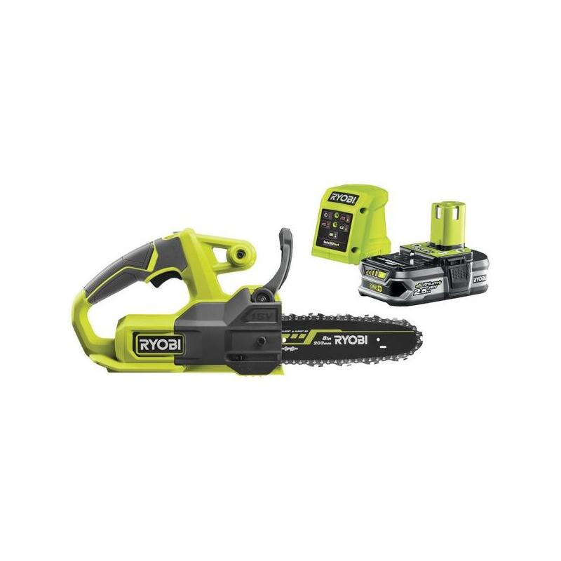 Motosierra Inalámbrica Ryobi One+ Ry18cs20a-125, 18v (Verde/Negro, Batería De Iones De Litio De 2,5 Ah) 18v 5133005415