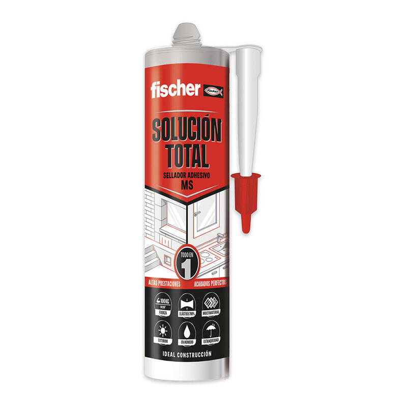 Ms Sellante Adhesivo Gris 546184 Fischer 290ml