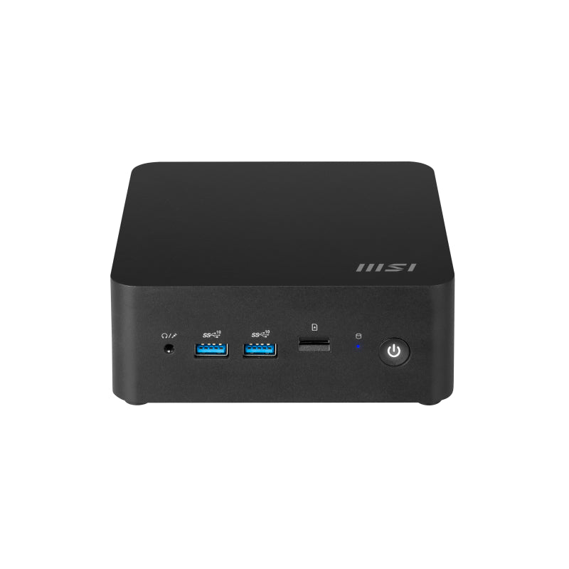 Msi Cubi Nuc 1mg-237beu Pc/Estación De Trabajo Barebone 0.84l Sized Pc Negro 150u Intel® Soc
