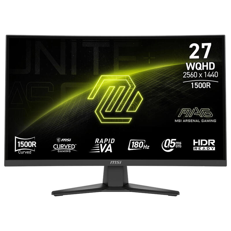 Msi Mag 275cqfde E18 Rapid Va Wqhd Gaming Display 68.6 Cm (27"")