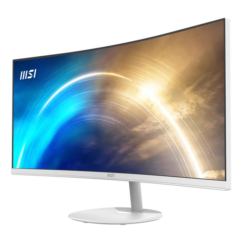 Msi Monitor Pro Mp341cqw 34" Curvo. 3440 X 1440 Uwqhd. 100hz. Blanco