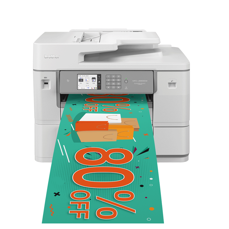 Multifuncion Brother Mfcj6959dw A3 Impresion Rollo