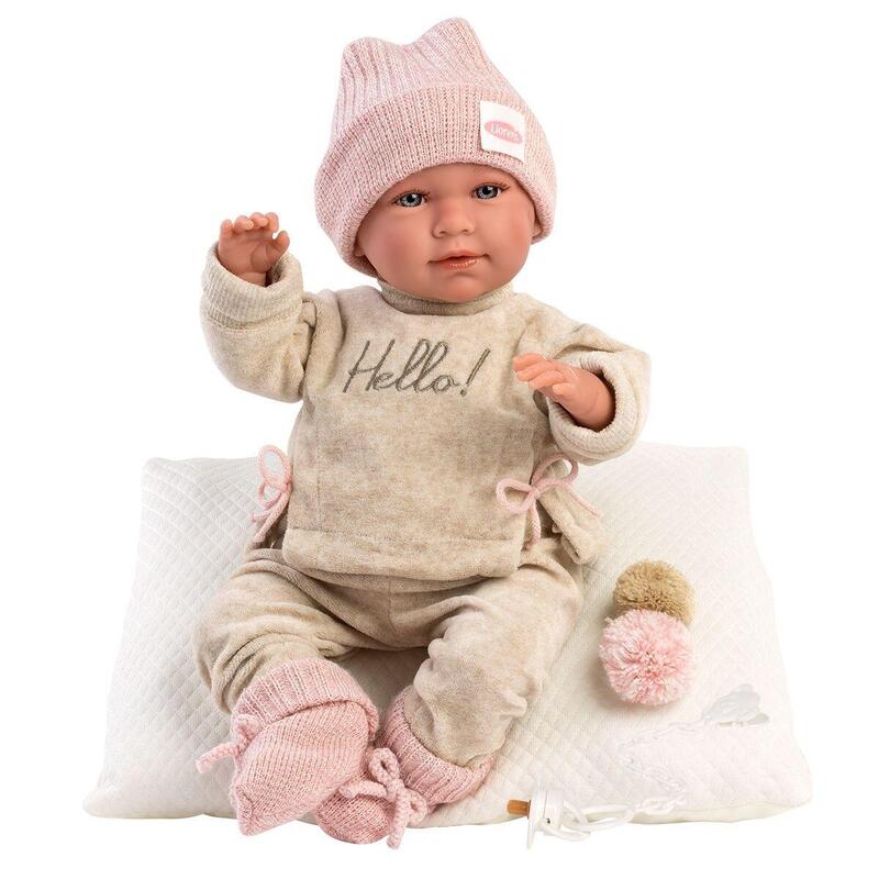 Muñeca Bebé Mimi Llorona Con Poduszka 42 Cm
