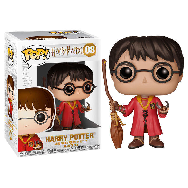 Muñeco Funko Pop Harry Potter 08 Harry Potter Quidditch - 849803059026