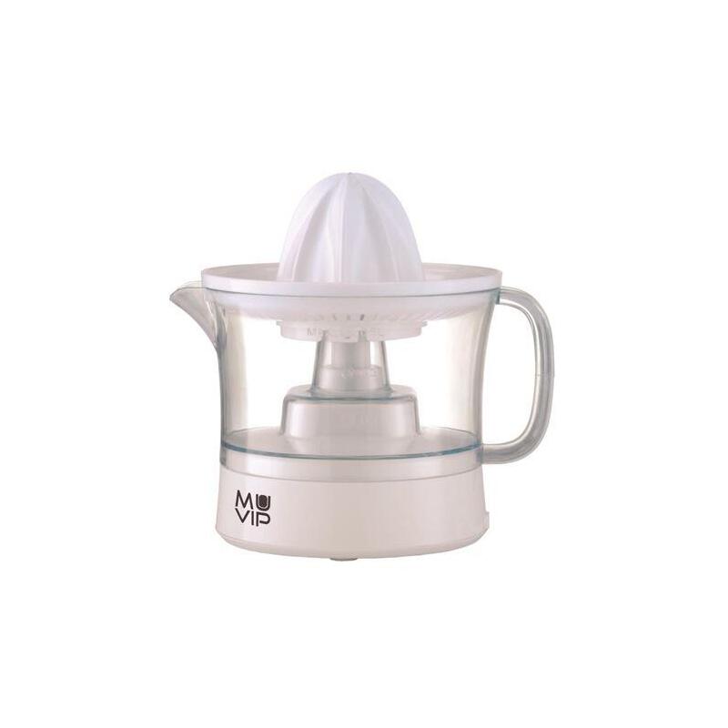 Muvip Exprimidor Electrico 40w - Deposito De 0.5l - Rotacion En Ambos Sentidos - Filtro De Pulpa - Desmontable Para Facil Limpieza