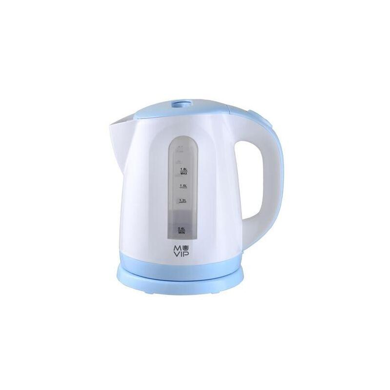 Muvip Hervidor De Agua Electrico 2200w - Capacidad 1.8l - Indicador De Nivel - Base Giratoria