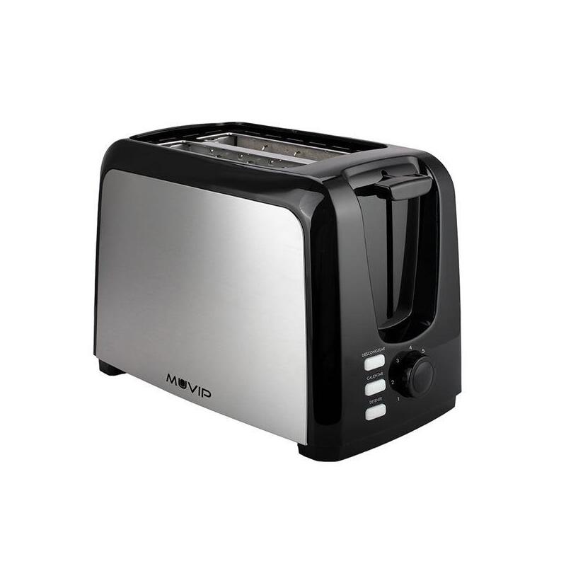 Muvip Mv0621 Tostadora De Pan 750w - Capacidad Para 2 Rebanadas - 7 Niveles De Tostado - Boton De Cancelacion - Funcion