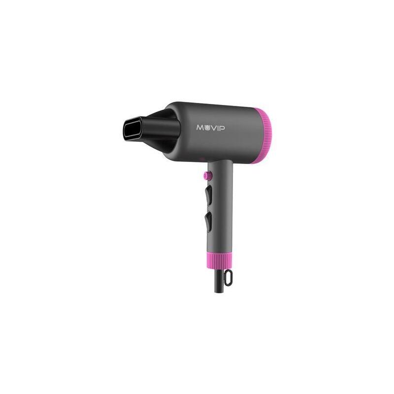 Muvip Pro Luxe Secador De Pelo 2000w - Motor Dc - 2 Velocidades Y 3 Temperaturas - Boton Aire Frio - Difusor De Aire -