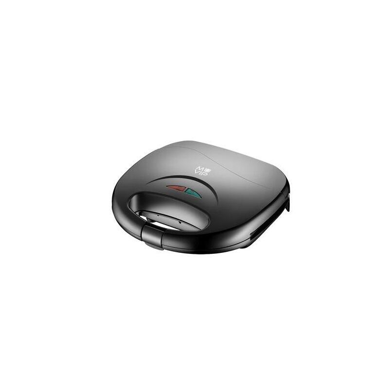 Muvip Sandwichera 750w - 2 Sandwiches - Placas Con Corte En El Medio - Facil Limpieza