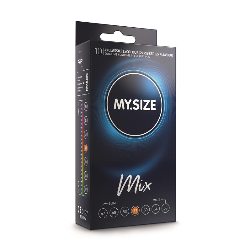 My Size - Mix Preservativos 57 Mm 10 Unidades