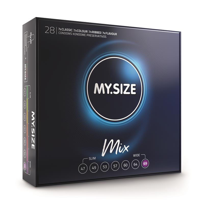 My Size - Mix Preservativos 69 Mm 28 Unidades