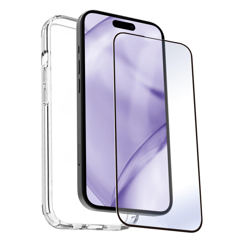 Myway Funda Compatible Con Apple Iphone 15 Pro Max + Protector Pantalla Vidrio Templado Plano