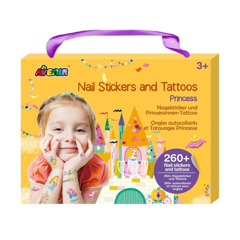 Naklejki Na Paznokcie I Tatuaze - Ksiezniczki
