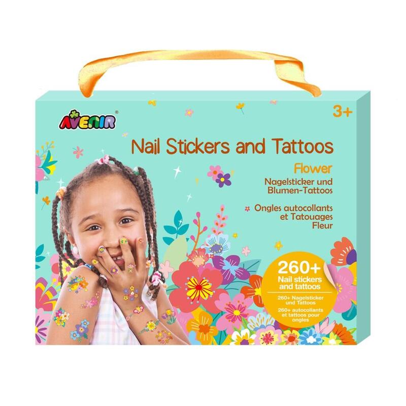 Naklejki Na Paznokcie I Tatuaze - Kwiaty