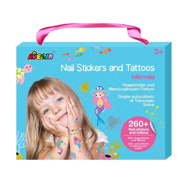 Naklejki Na Paznokcie I Tatuaze - Syrenka