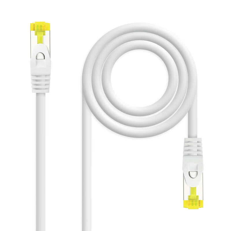 Nanocable Cable De Red Rj45 Lszh Cat.6a Sftp Awg26 0.50m - Blanco