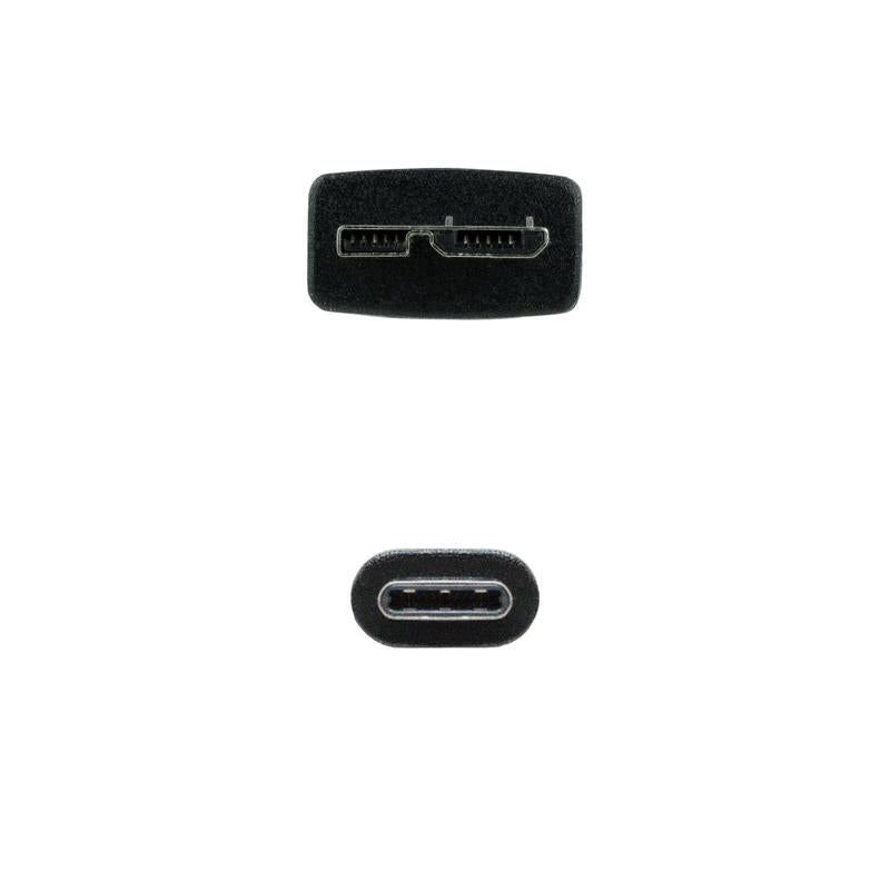Nanocable Cable Usb 3.0 Usb-C Macho A Microusb-B Macho 1m
