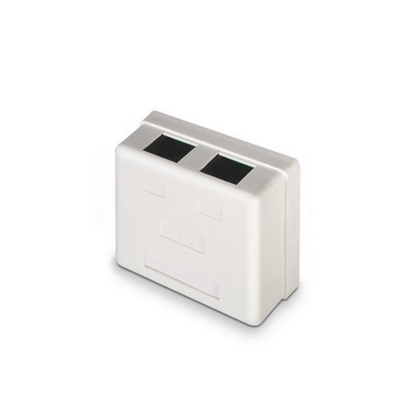 Nanocable Roseta De Superficie Rj45 Cat.5e Utp 2 Tomas