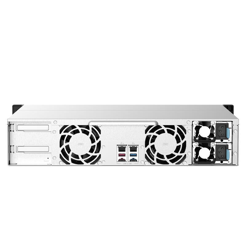 Nas Qnap Ts-1273au-Rp-8g 0/12hdd 2u Amd Ryzen V1500b, 4*2.2ghz, 8gb D4, 2.5 Gbe